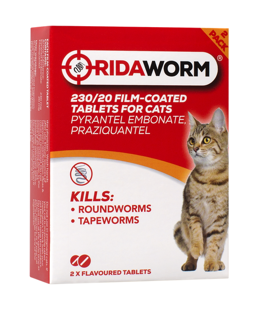 Ridaworm Cat Tablets 230/20mg