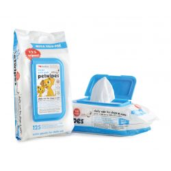 Petkin Mega Value Wipes 125PCS