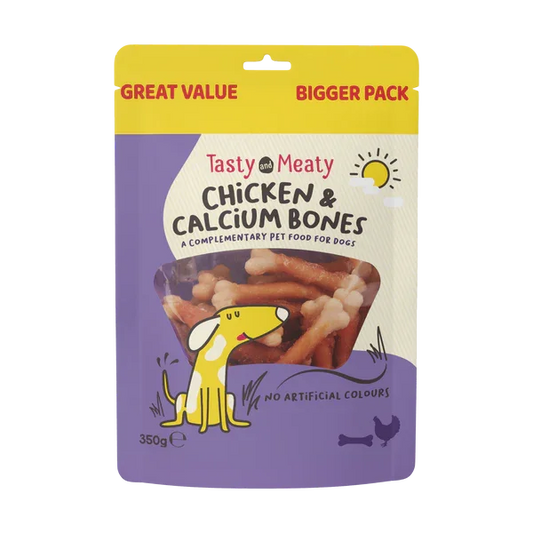 Tasty & Meaty Chicken & Calcium Bones 350g