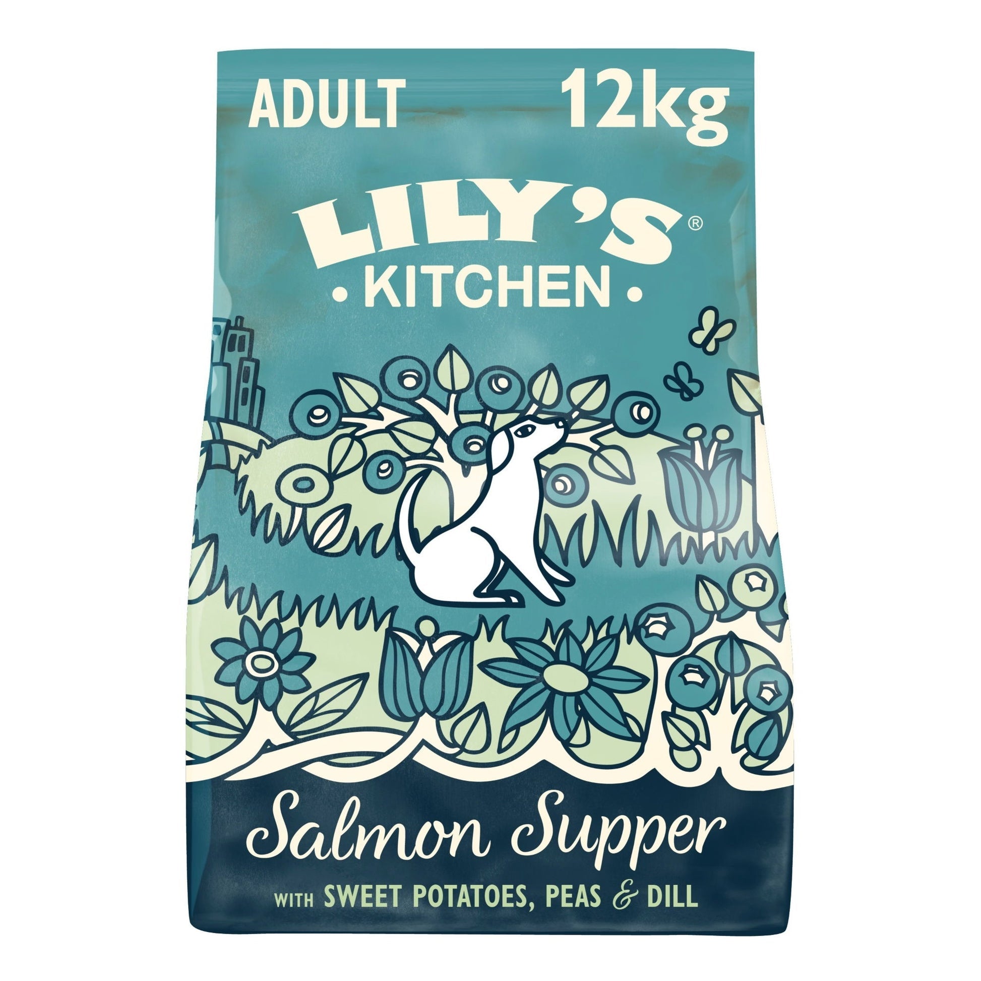 Lily''s Kitchen Dog Salmon Supper Adult Dry Food 12kg