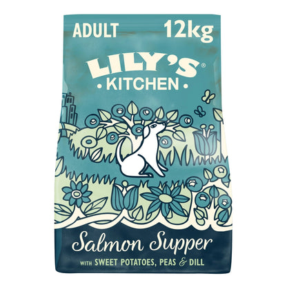Lily''s Kitchen Dog Salmon Supper Adult Dry Food 12kg