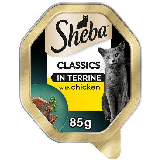 SHEBA Classics Adult Cat Food with in Terrine 85g Tray