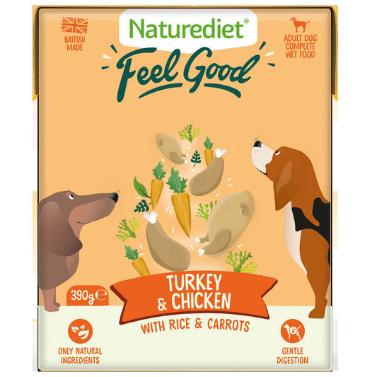 Naturediet Feel Good Turkey & Chicken 390g