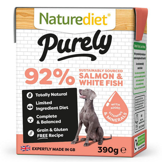 Naturediet Purely Salmon & White Fish 390g