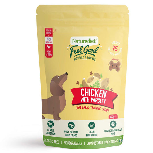 NatureDiet Feel Good Chicken with Parsley Treats 100g
