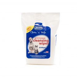 Johnson's Cleansing Wipes 30 Pack – Case of 6