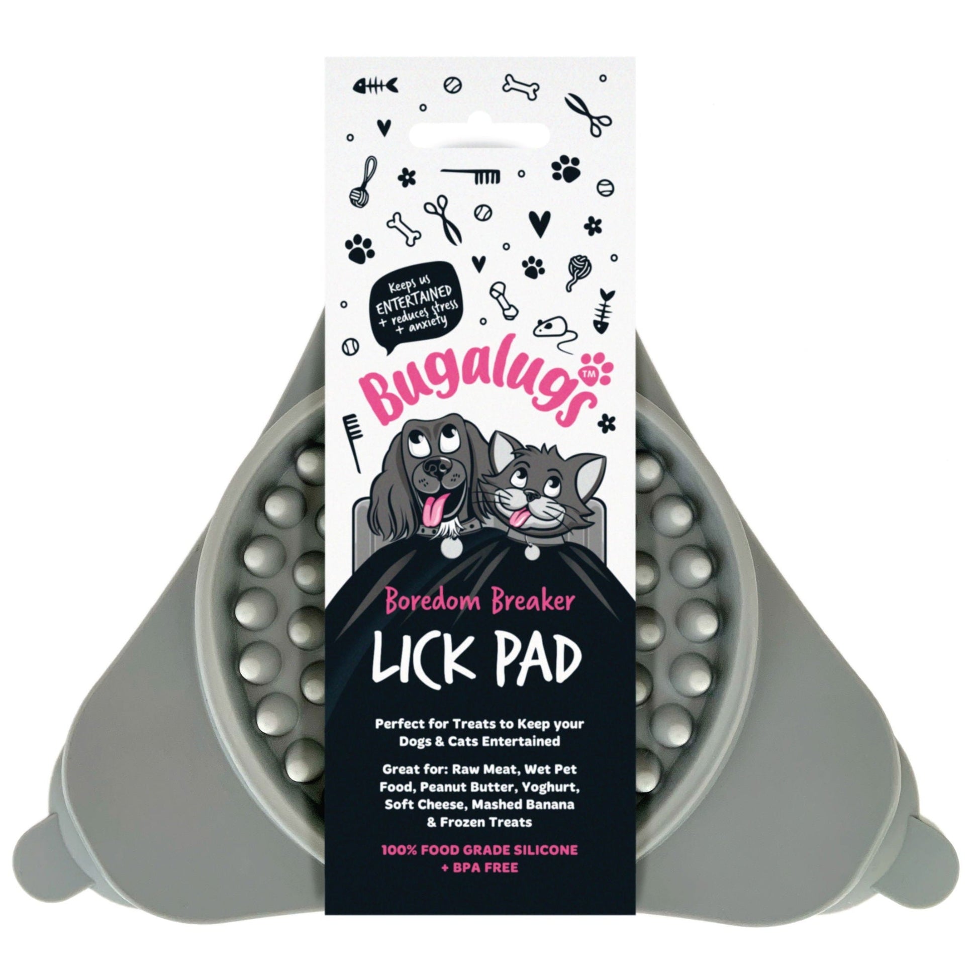 Lick Pad (Euro Hanger) in SRP Grey