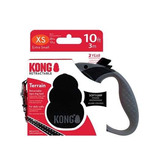 KONG Terrain Retractable Xtra Small Up To 12kg 3m