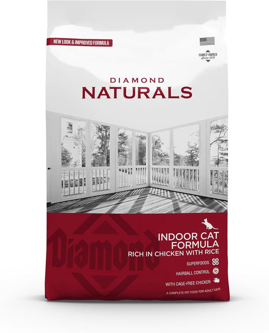Diamond Naturals Indoor Cat Chicken & Rice 1kg