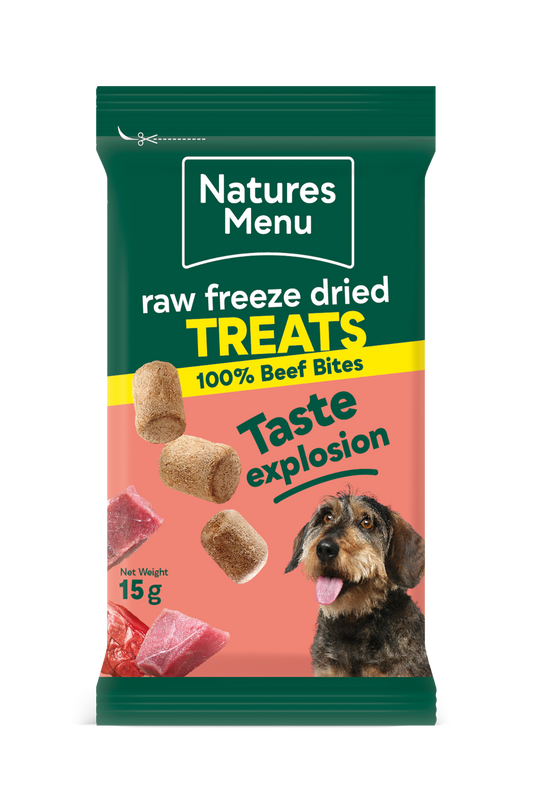 Natures Menu Freeze Dried Bites Beef 15g