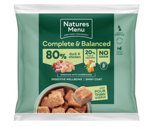 Natures Menu 80/20 Duck and Chicken Nuggets with Superfoods 1kg