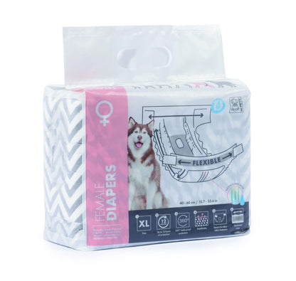 M-PETS Diapers - Female Dog - Xtra Large