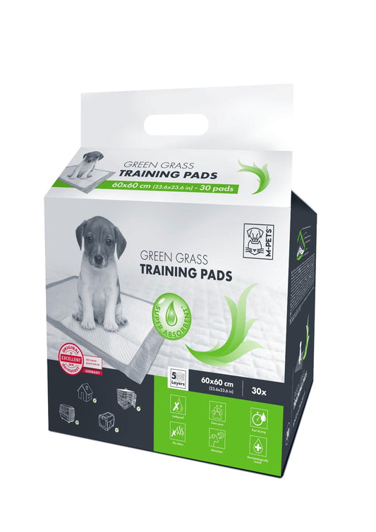 M-PETS Green Grass 60 X 60 Training Pads - 30 Pcs