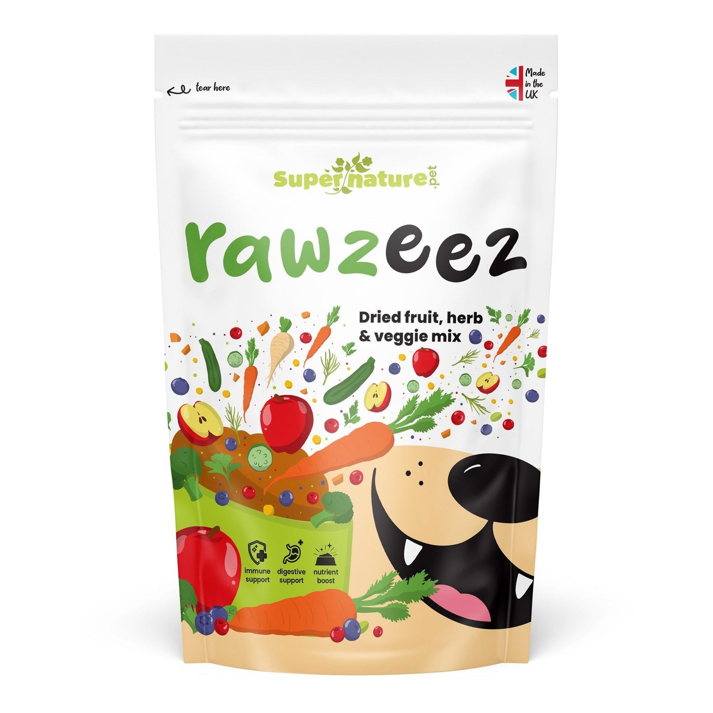 SuperNature Rawzeez Dried Fruits & Veggies Mix 700g