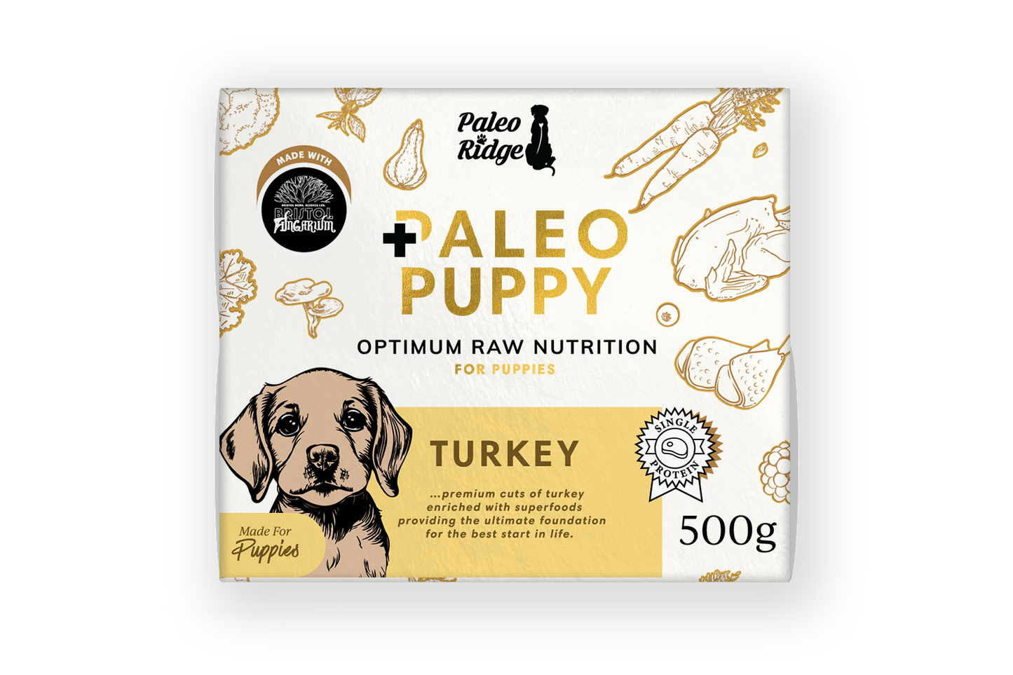Paleo Ridge Paleo Puppy Turkey 500g