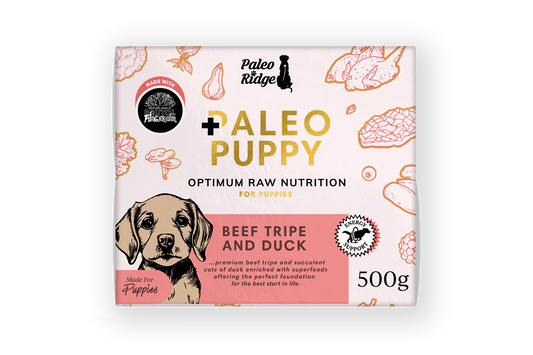 Paleo Ridge Paleo Puppy Beef Tripe & Duck 500g