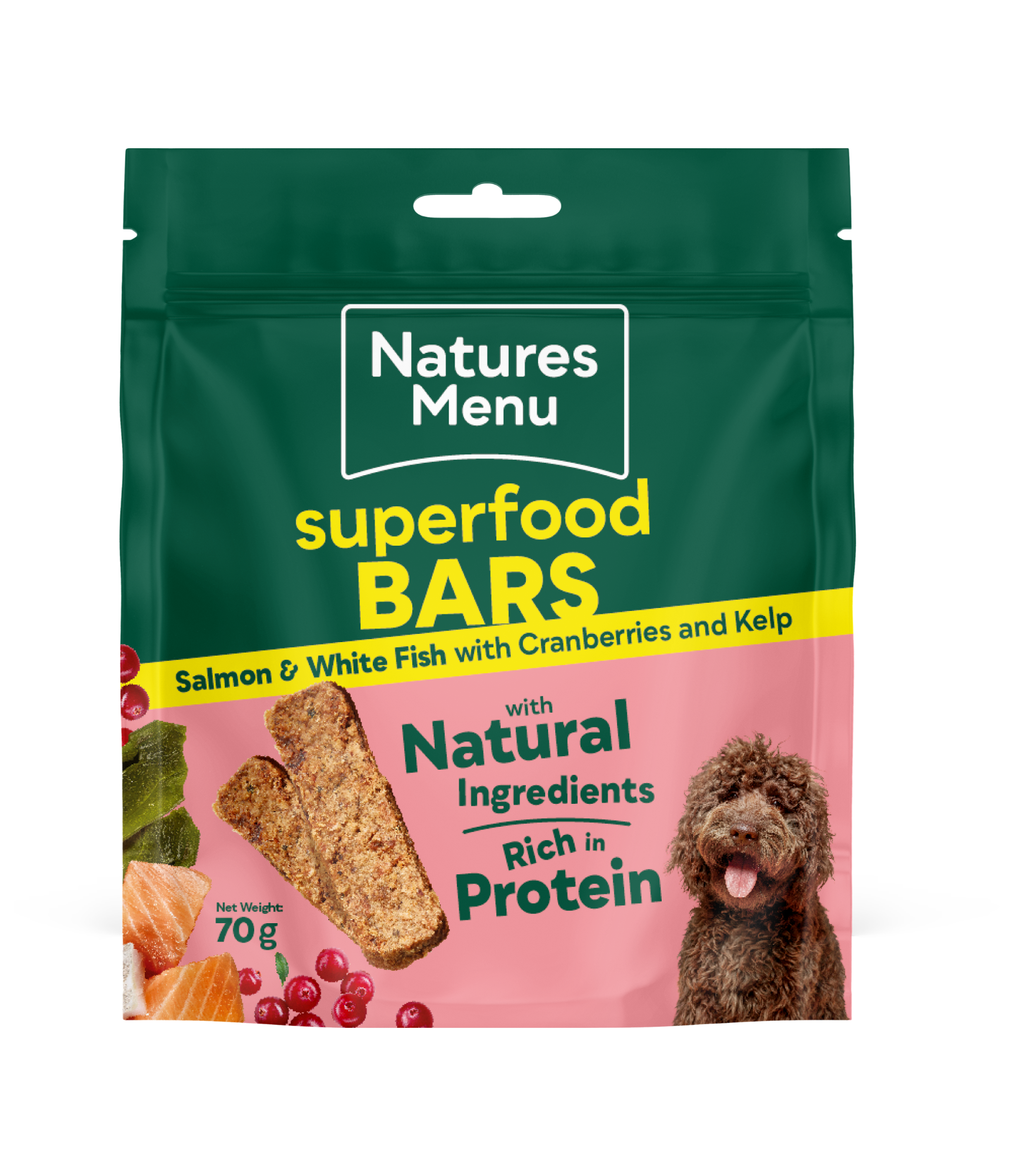 Natures Menu Superfood Bars Fish 70g