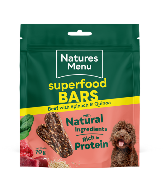 Natures Menu Superfood Bars Turkey 70g
