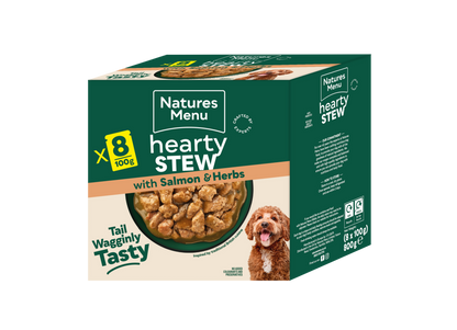 Natures Menu Pouch - Stews - Salmon 8x100g