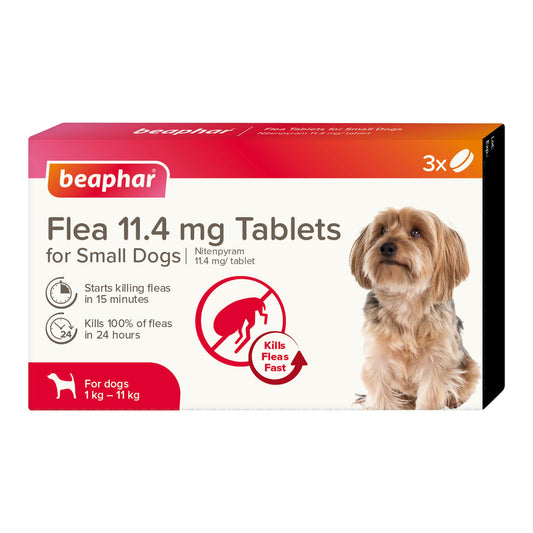 Beaphar Flea Tablets for Small Dogs - 3 Tablets