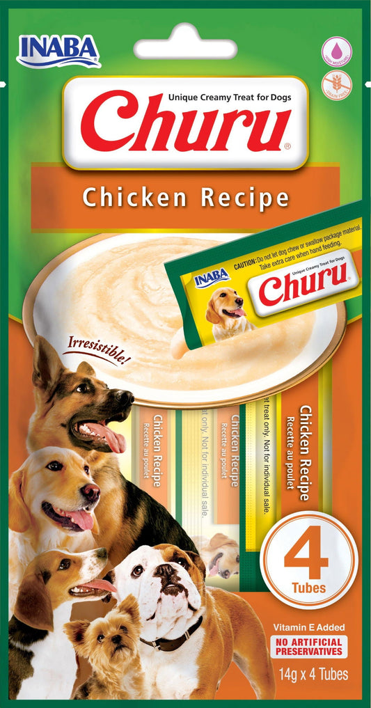 Churu 4 Pack Chicken Recipe Dog Treat