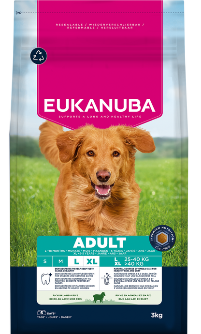 Eukanuba Dog Adult Lamb & Rice 3kg