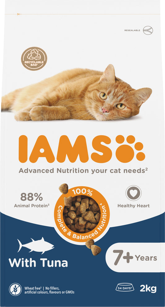 IAMS Cat Senior Tuna 2kg