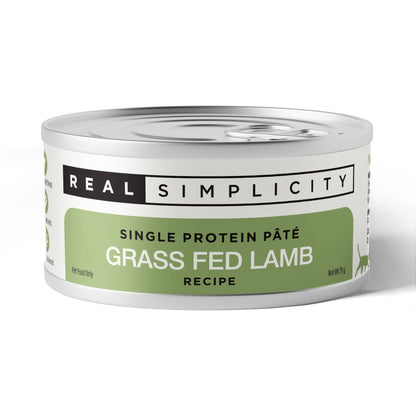 Real Simplicity Single Protein Pate Grass Fed Lamb 79g