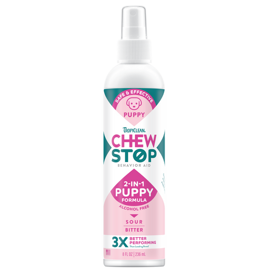 TropiClean Chew Stop Behavior Aid Puppy Spray