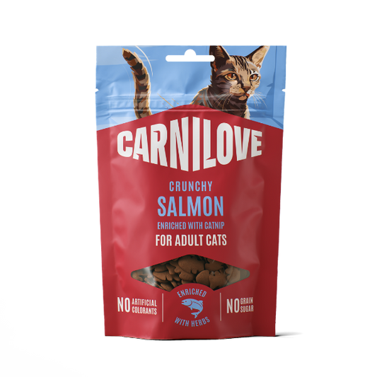 Carnilove Salmon with Catnip Crunchy Cat Treats 50g
