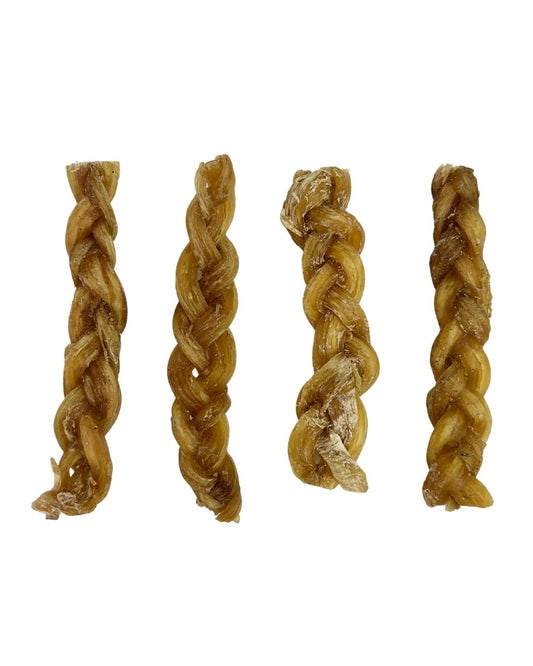 Nova Dog Chews Beef Braided Paddywack 12-15cm (Pack of 25)