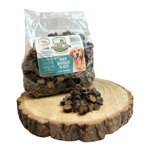 Paddock Farm Sausage Slices Duck 1kg