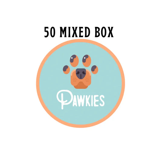 Pawkies Raw- Mixed Bundle (50 Rolls)