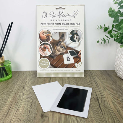 Paw Print Non-toxic Paw Print Ink Pad Kit For Small Mammals