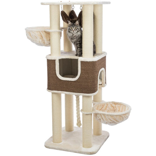 Trixie Cat Tree XXL Humberto – 174 cm, cream/dark brown