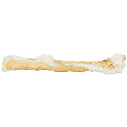 Rabbit skin roll with fur