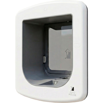Trixie ZeroMOUSE Smart Cat Flap with Mouse Detection and App Control – 22.6 × 24.5 × 12.3 cm, white – image 2
