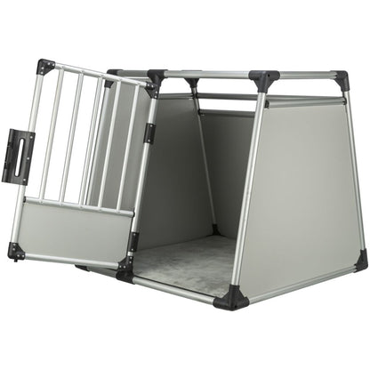 Trixie Transport Box, Aluminium – XL: 91 × 85 × 89 cm, light grey/silver – image 2