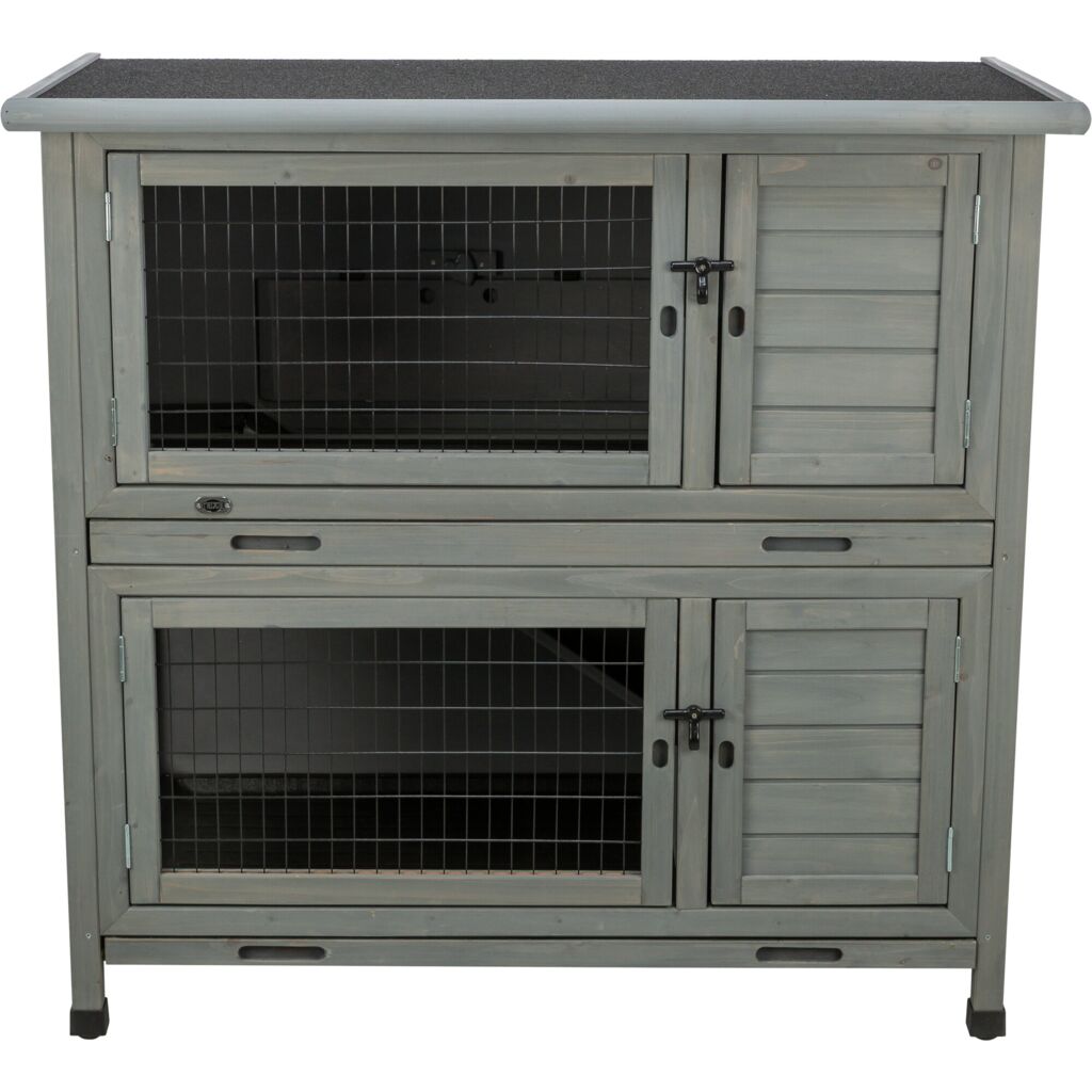 Trixie Small Animal Hutch – 116 × 111 × 65 cm, grey – image 5