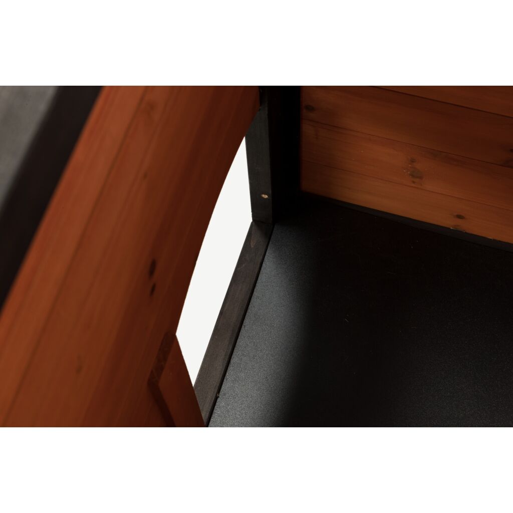 Trixie Outdoor Run with Cover – 150 × 53 × 150 cm, black/brown – image 7