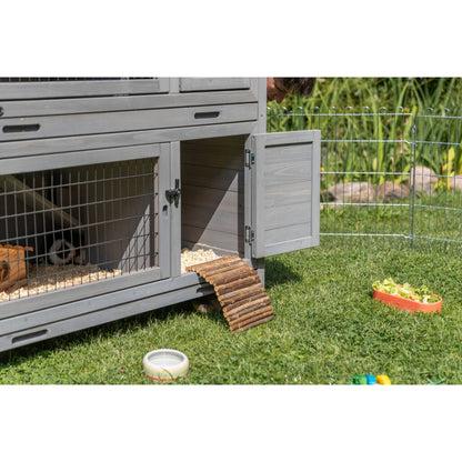Trixie Small Animal Hutch – 116 × 111 × 65 cm, grey – image 6