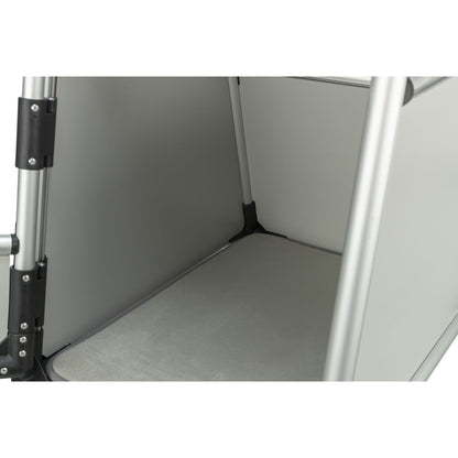 Trixie Transport Box, Aluminium – M: 53 × 61 × 74 cm, light grey/silver – image 4