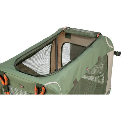 Trixie Comfy Foldable Dog Box with Removable Exterior Pocket and Mesh Fabric