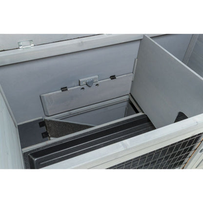 Trixie Small Animal Hutch – 116 × 111 × 65 cm, grey – image 4