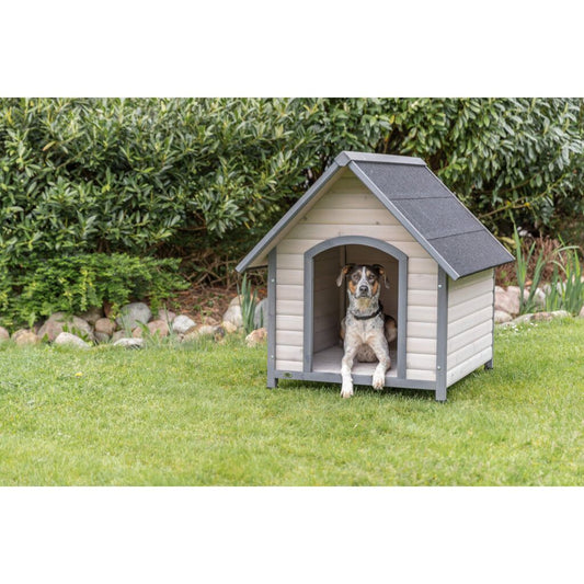 Trixie Dog Kennel Cottage – L: 96 × 105 × 112 cm, grey