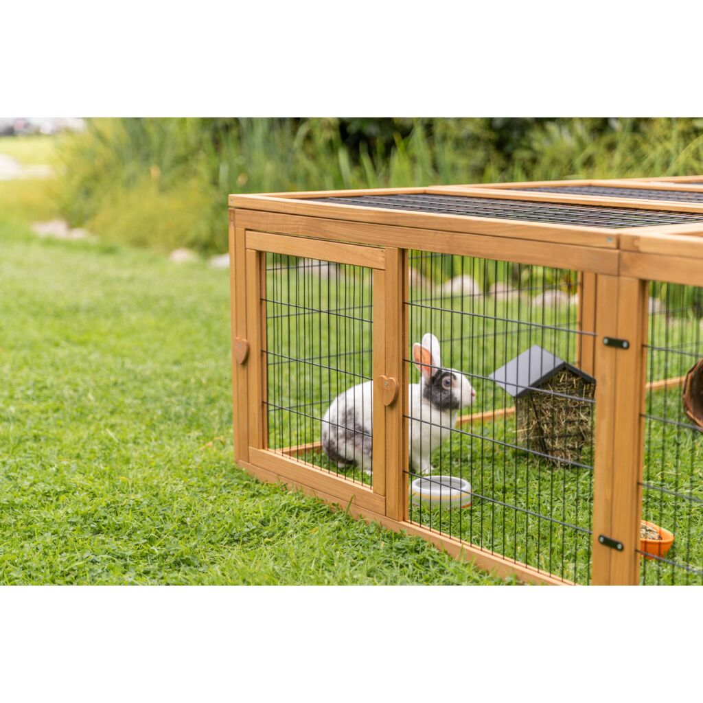Trixie Outdoor Run with Cover – 150 × 53 × 150 cm, dark brown – image 5