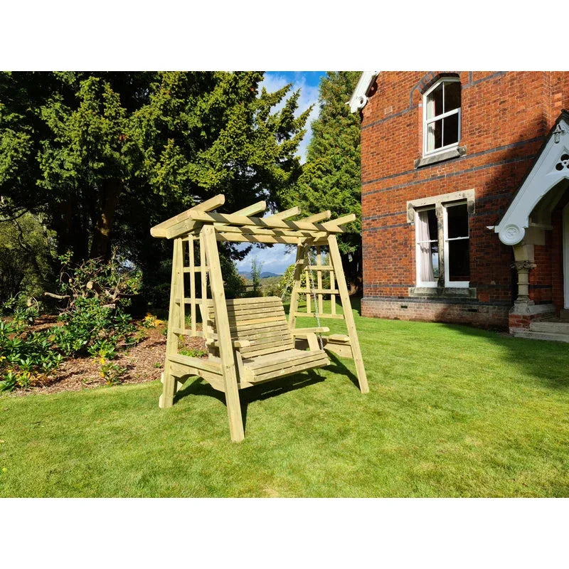 Pergola Garden Swing Seat by Croft - 2 Seats
