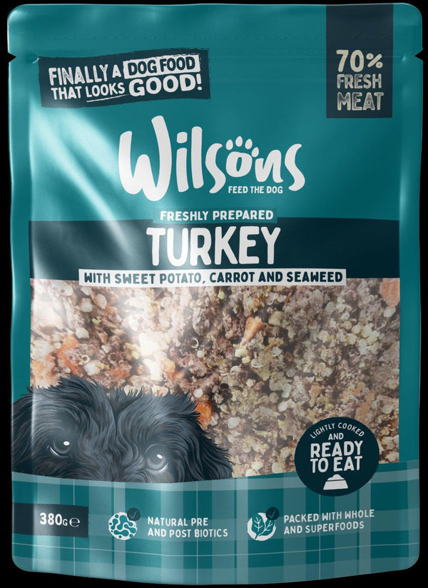 Wilsons Fresh Turkey Wet Pouch 380g