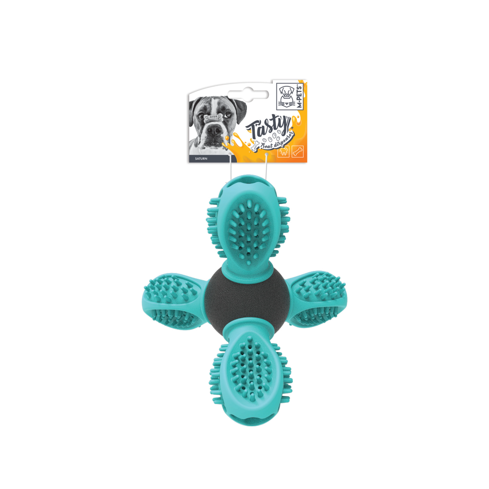 M-PETS Saturn Dog Toy - Blue
