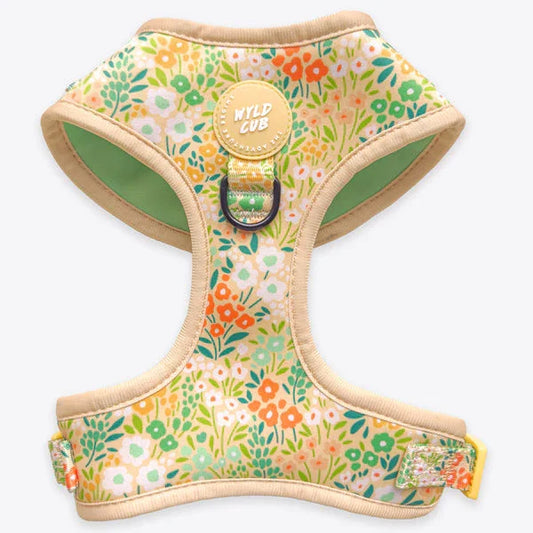 Wyld Cub - Adjustable Dog Harness: Notting Hill Lemongrass